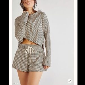 Intimately Free People Seeing Stripes Shorts Set